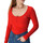 Vêtements Femme T-shirts & Polos Tommy Hilfiger DW0DW17540 Rouge