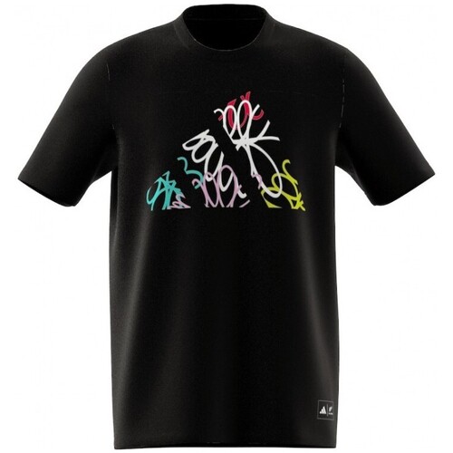 Vêtements T-shirts & Polos adidas Originals T-SHIRT ALL BLACKS DESIGN - AD Noir