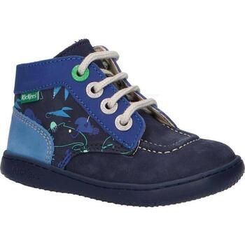 Chaussures Enfant Bottes Kickers 947581-10 KICKBONZIP Bleu