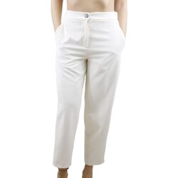 Vêtements Femme Pantalons 5 poches Vicolo TR1944 Blanc
