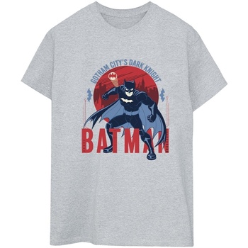 Vêtements Femme T-shirts manches longues Dc Comics Batman Gotham City Gris
