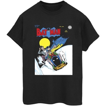 Vêtements Femme T-shirts manches longues Dc Comics Batman Snow Mobile Noir