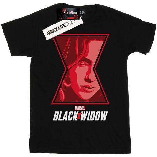 Vêtements Homme Nouveautés de cette semaine Marvel Black Widow Movie Logo Window Noir