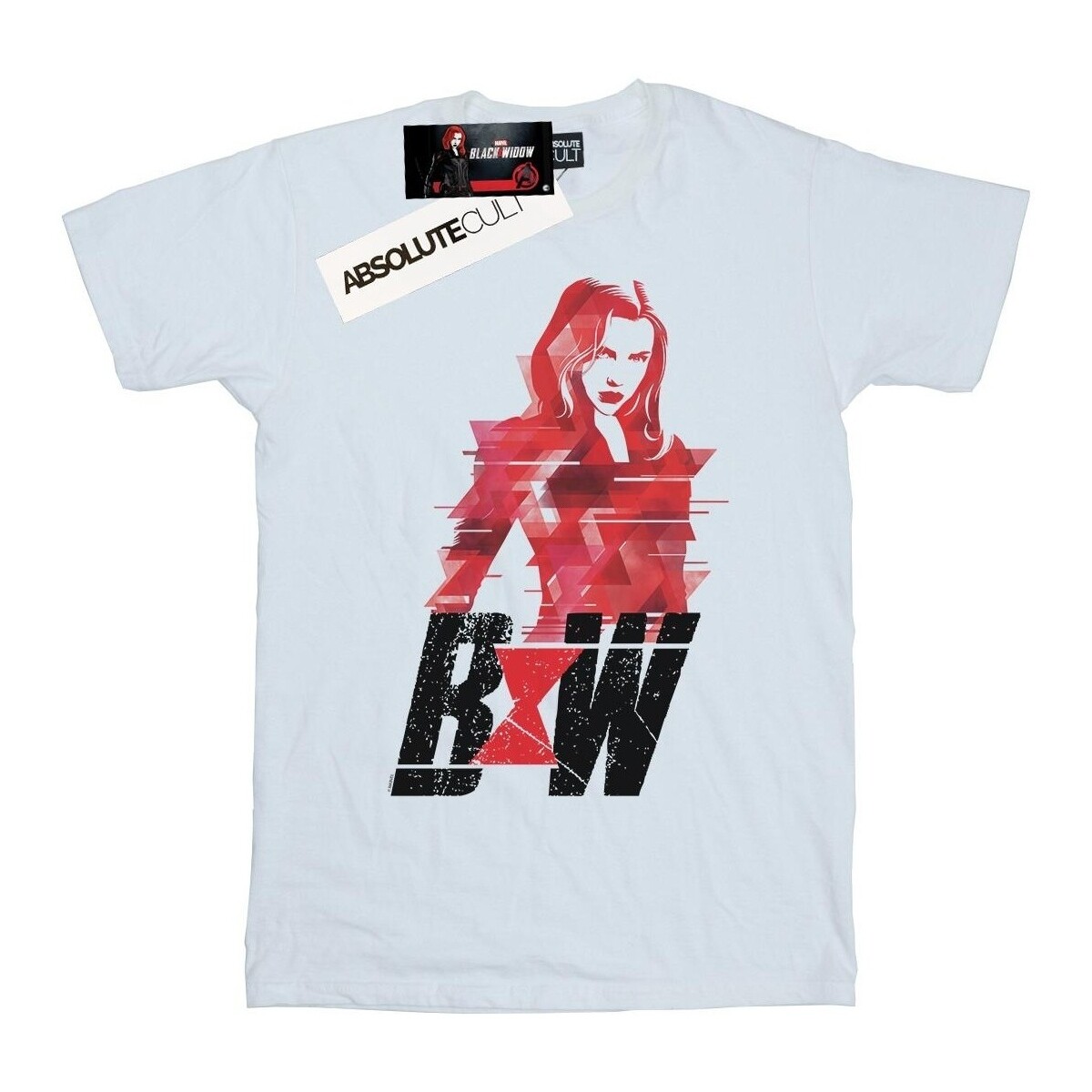 Vêtements Homme T-shirts manches longues Marvel Black Widow Movie Logo Artwork Blanc