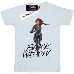 Vêtements Homme T-shirts manches longues Marvel Black Widow Movie Natasha Running Blanc
