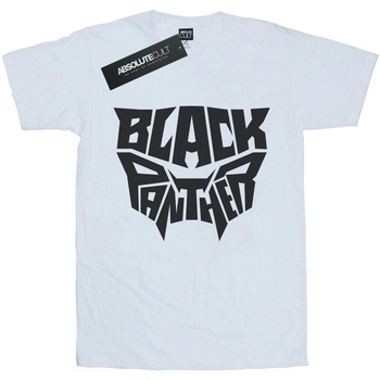 Vêtements Femme T-shirts manches longues Marvel Black Panther Worded Emblem Blanc