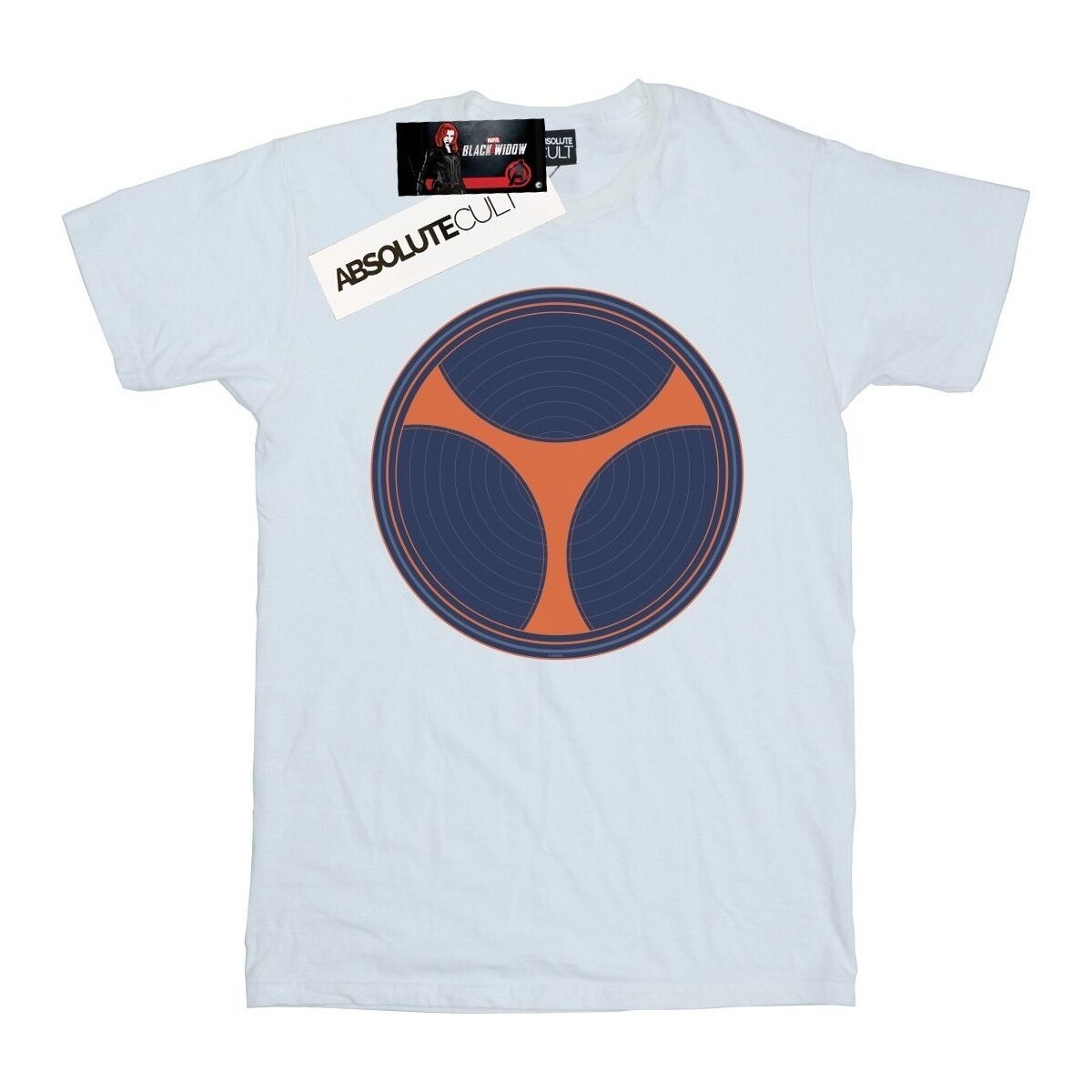 Vêtements Homme T-shirts manches longues Marvel Black Widow Movie Taskmaster Distressed Shield Blanc