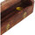 Maison & Déco Bougies / diffuseurs Phoenix Import Boite Porte encens en bois motif arbre de vie Marron