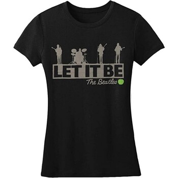 Vêtements Femme T-shirts manches longues The Beatles RO1267 Noir
