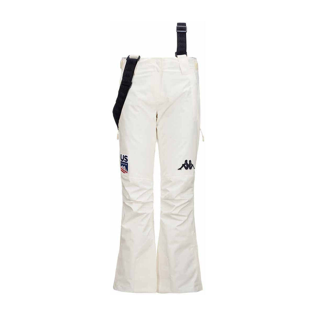 Vêtements Femme Pantalons de survêtement Kappa Pantalon 6Cento 665 US Ski Team Blanc