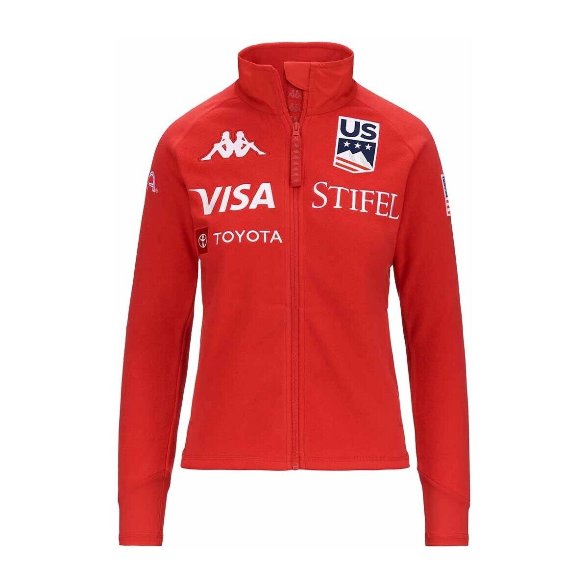 Vêtements Femme Vestes de survêtement Kappa Veste 6Cento 688 US Ski Team Rouge