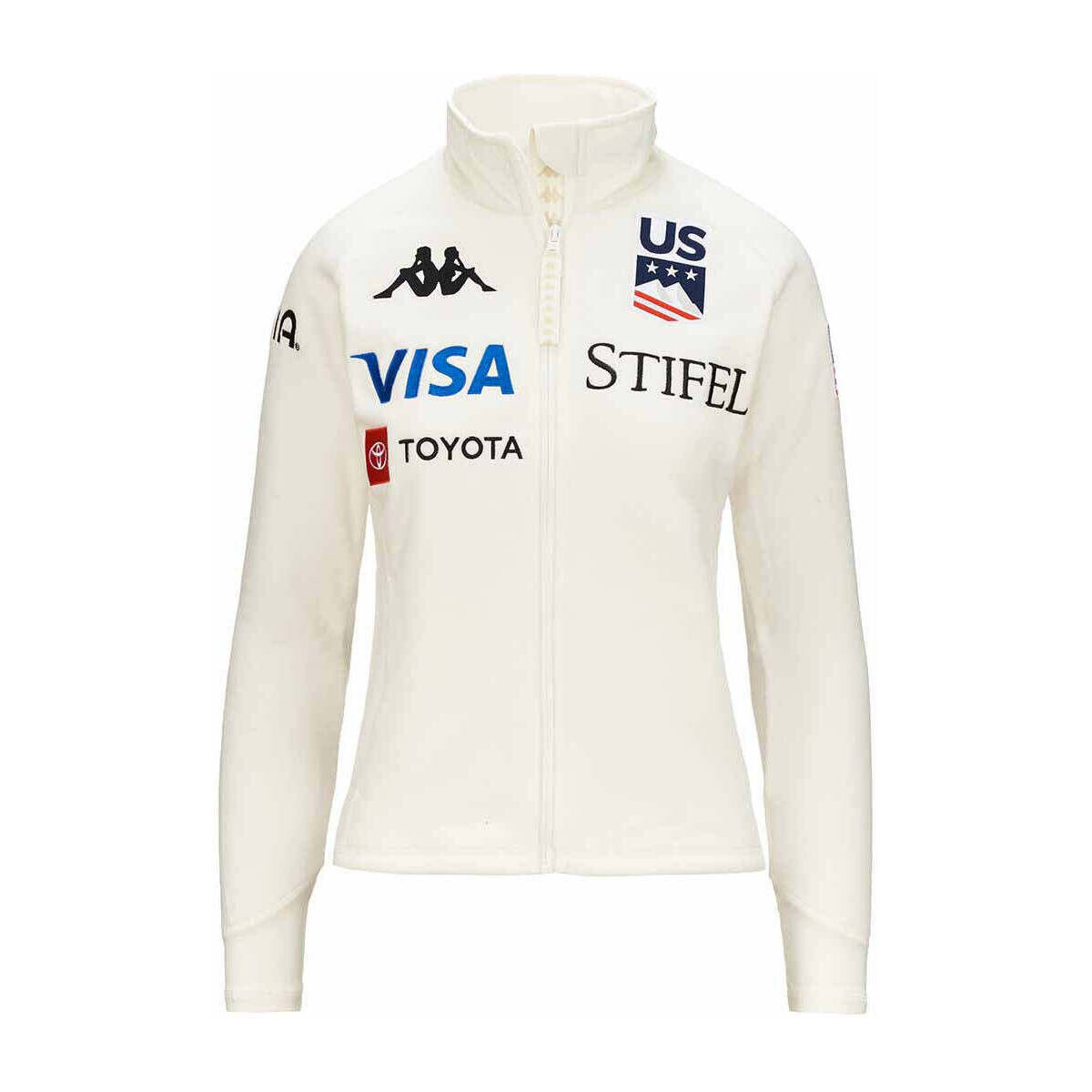 Vêtements Femme Vestes de survêtement Kappa Veste 6Cento 688 US Ski Team Blanc