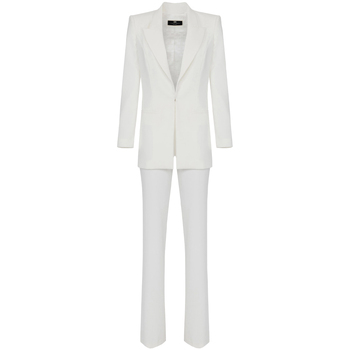 Vêtements Femme Robes Elisabetta Franchi tp00141e2-360 Blanc