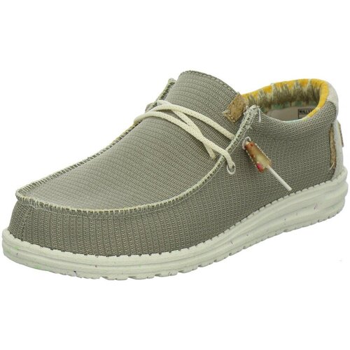 Chaussures Homme Mocassins Sneakers Bambina Argento In Materiale Sintetico Con Chiusura In Velcro  Gris
