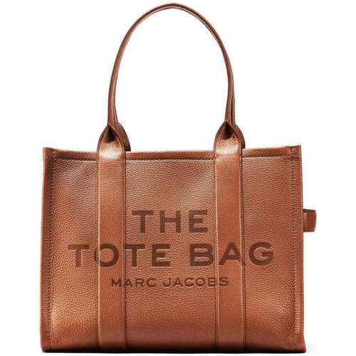 Marc Jacobs the large tote argan oil Marron - Sacs Cabas / Sacs shopping  Femme 551,16 €