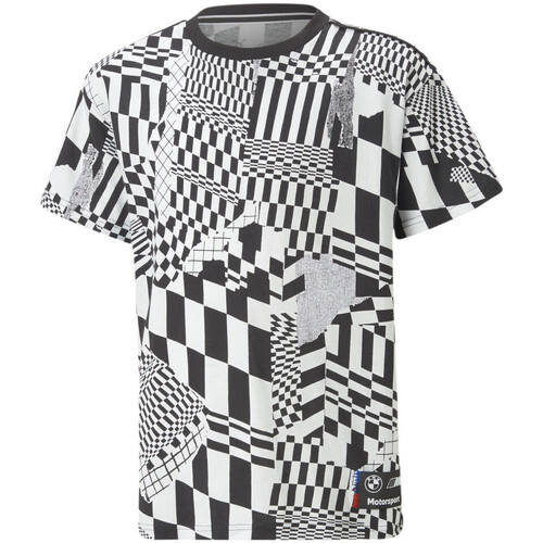 Vêtements Garçon T-shirts & Polos Puma Tee Shirt Blanc
