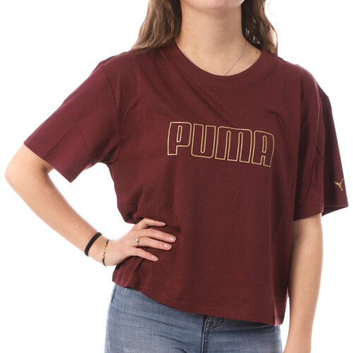 Vêtements Femme T-shirts manches courtes Puma 523599-02 Rouge