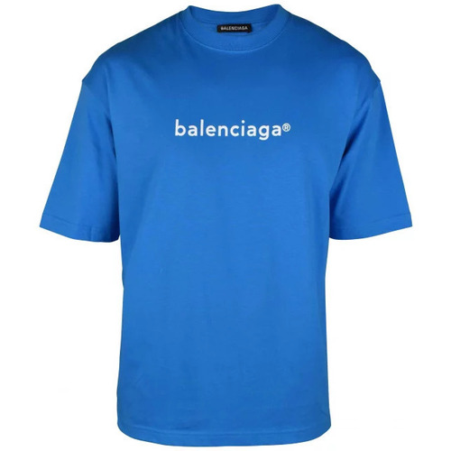Vêtements Homme r13 print denim jacket Balenciaga T-shirt Bleu