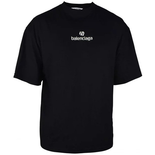 Vêtements Homme Soutenons la formation des Balenciaga T-shirt Noir