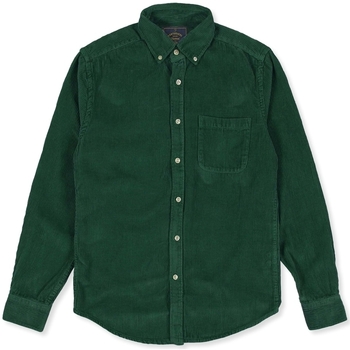 Vêtements Homme Chemises manches longues Portuguese Flannel Lobo Shirt - Green Vert
