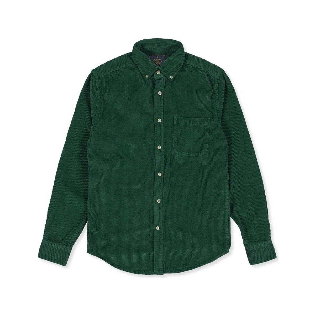 Vêtements Homme Chemises manches longues Portuguese Flannel Lobo Shirt - Green Vert