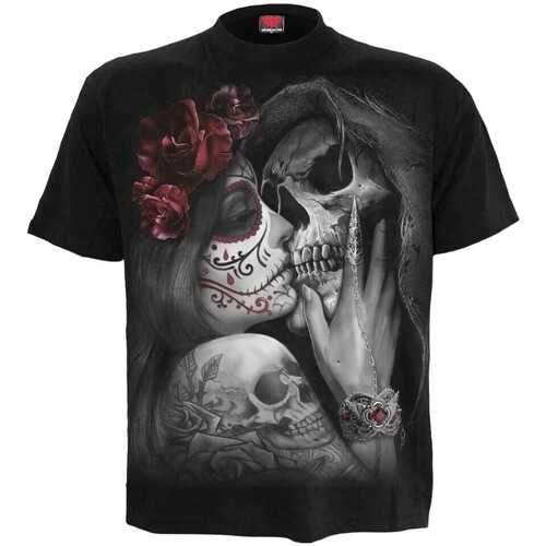 Vêtements Homme T-shirts manches longues Spiral Dead Kiss Noir
