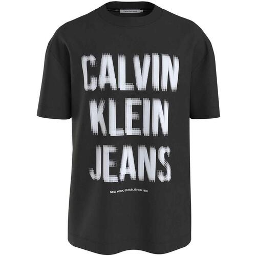 Vêtements Homme T-shirts Jackets courtes Calvin Klein Jeans  Noir