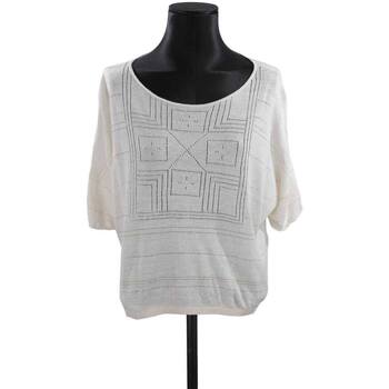 Vêtements Femme Débardeurs / T-shirts sans manche Mini Short En Soie Blouse en coton Blanc