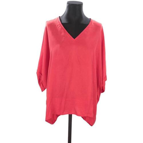 Vêtements Femme Débardeurs / T-shirts sans manche Gerard Darel Blouse en coton Rouge