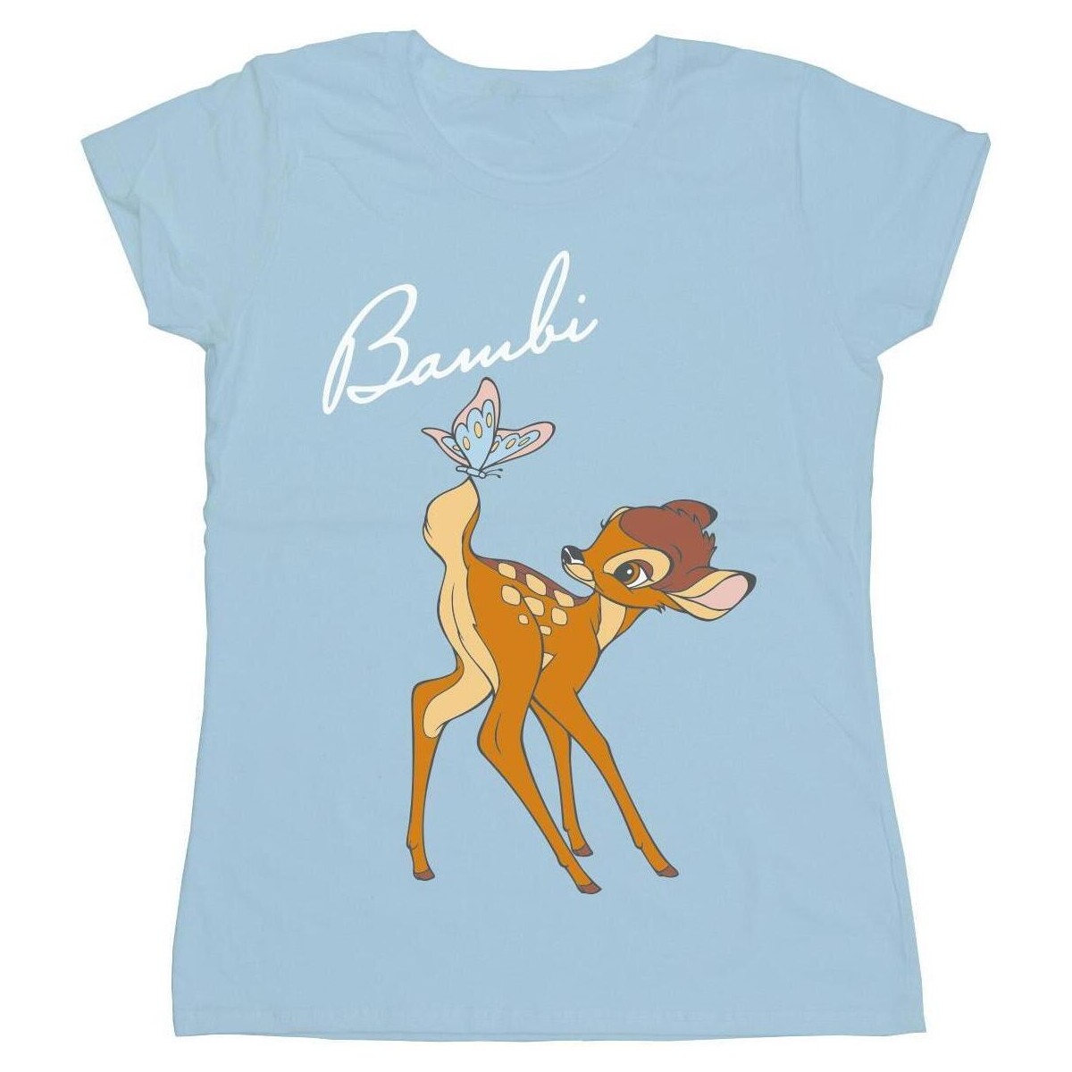 Vêtements Femme T-shirts manches longues Disney Bambi Butterfly Tail Bleu