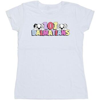 Vêtements Femme T-shirts manches longues Disney 101 Snow White Silhouette Blanc