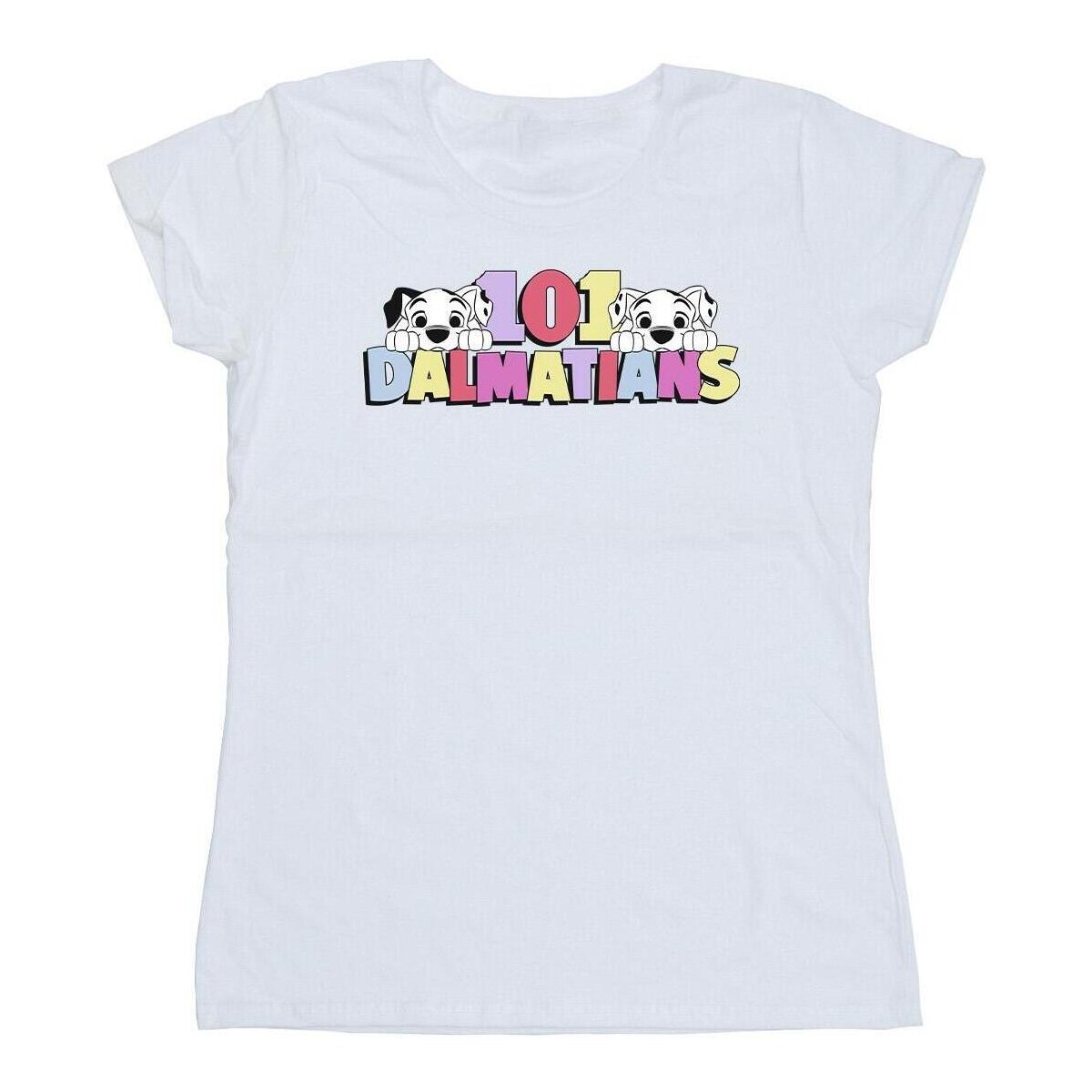 Vêtements Femme T-shirts manches longues Disney 101 Dalmatians Multi Colour Blanc