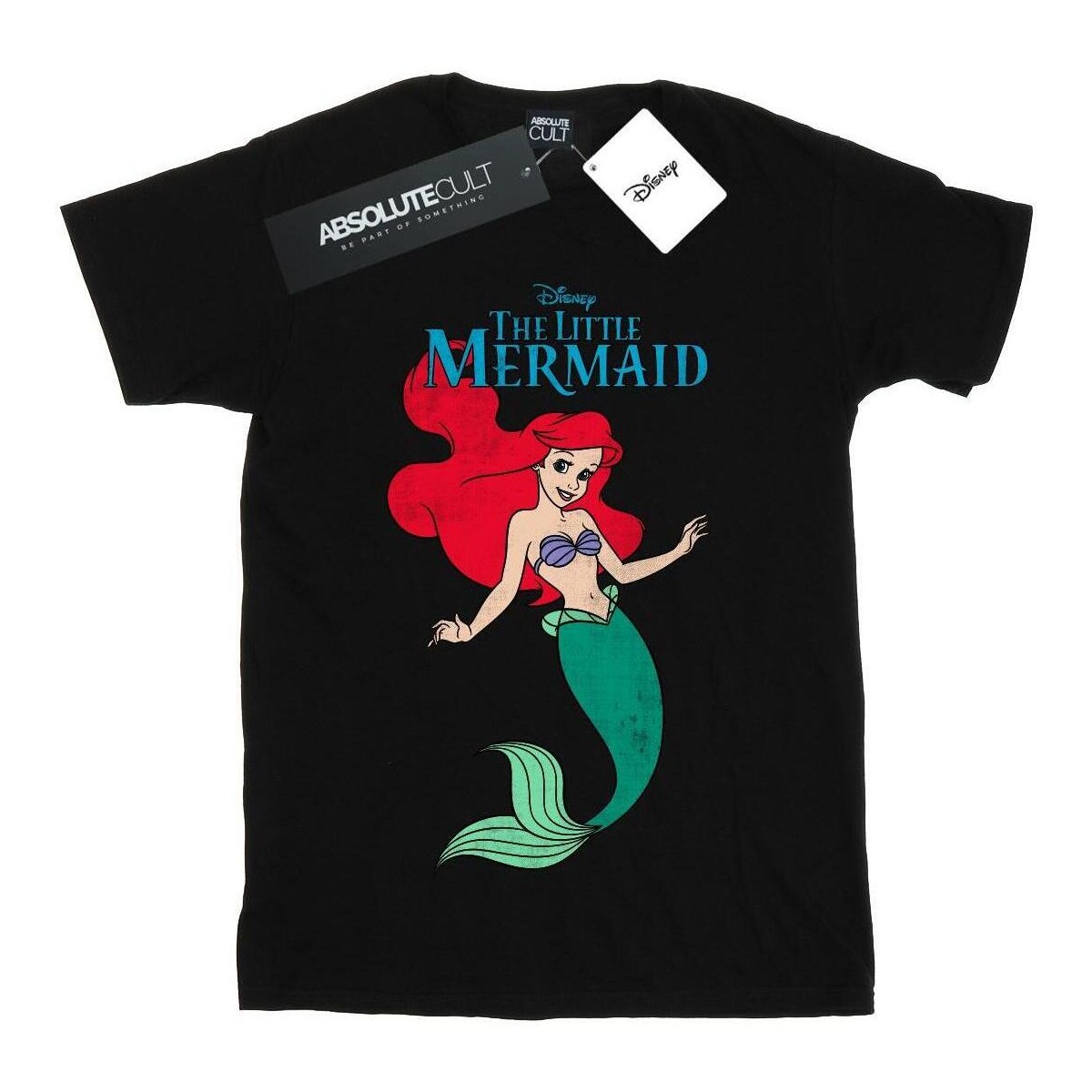 Vêtements Femme T-shirts manches longues Disney The Little Mermaid Line Ariel Noir