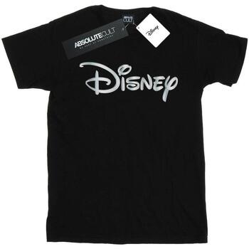 Vêtements Femme T-shirts manches longues Disney Glacial Logo Noir