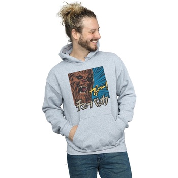 Vêtements Homme Sweats Disney Chewbacca Roar Pop Art Gris