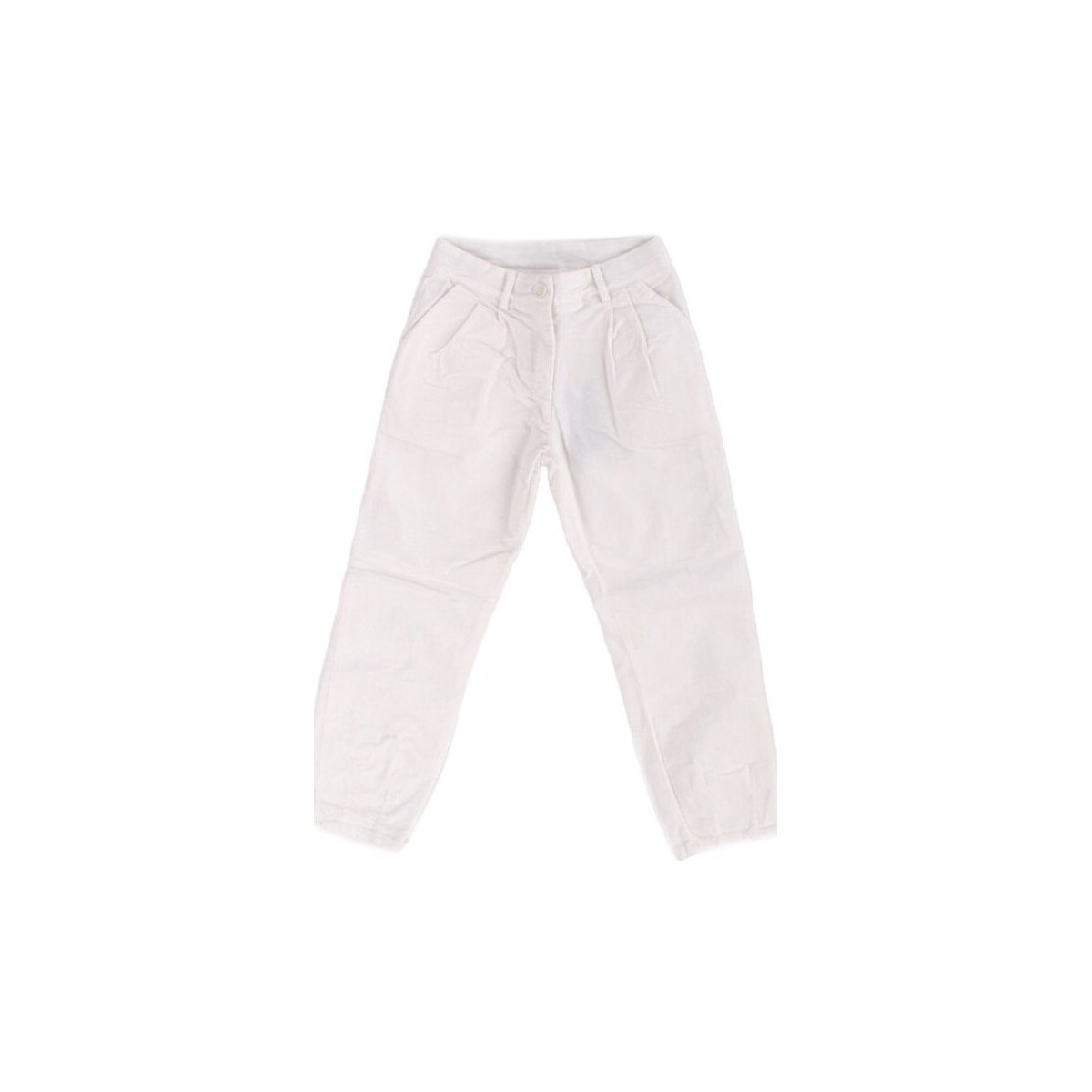 Vêtements Fille Pantalons 5 poches Manila Grace MG2343 Blanc
