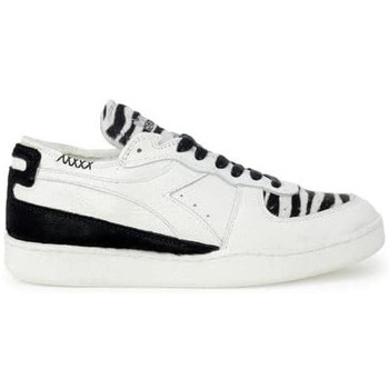 Chaussures Femme Baskets mode Diadora Mi Bas Row C ZE, Sneakers Basses Mixte, Blanc