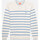 Vêtements Homme Pulls Oxbow Pull essentiel rayure col rond PEROM Blanc