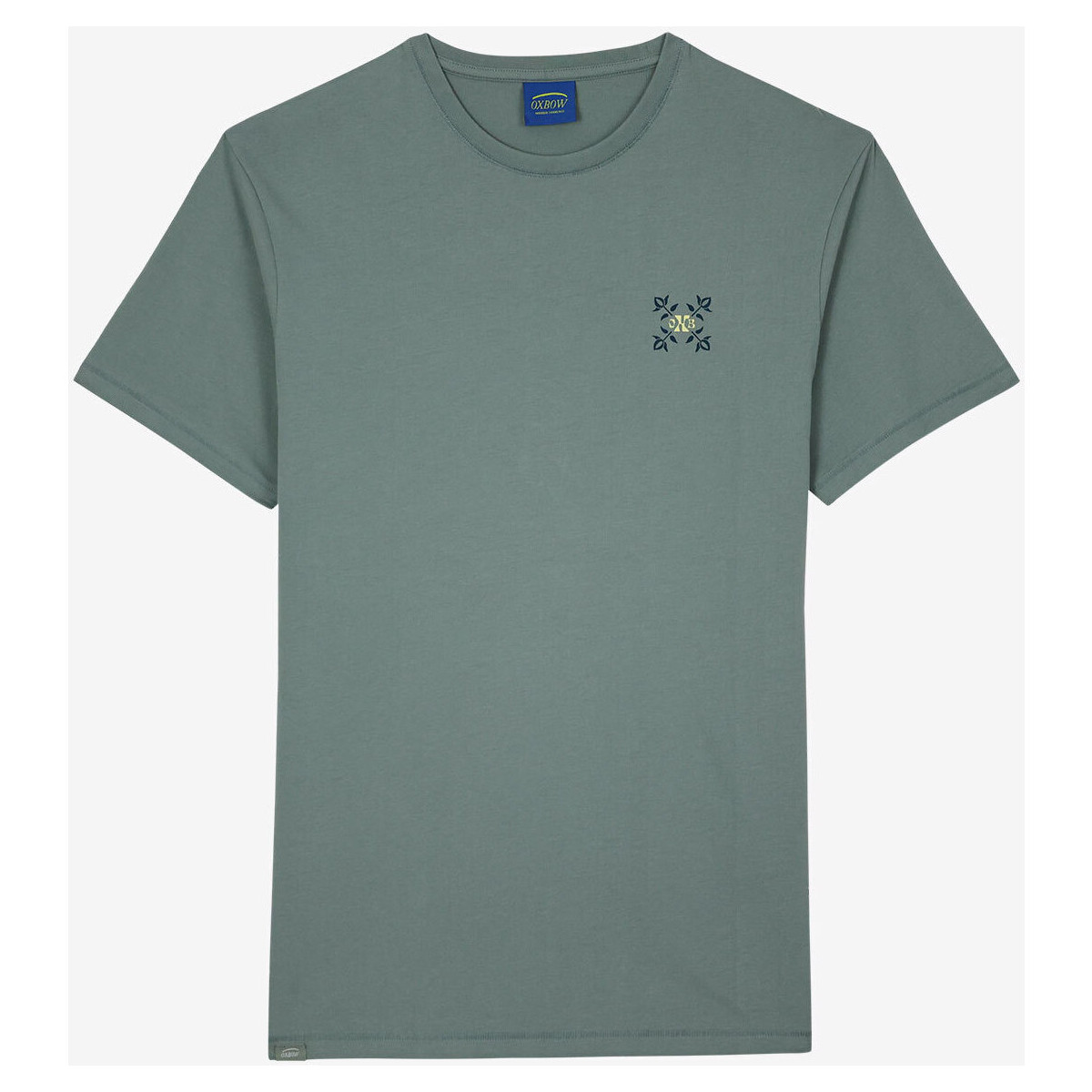 Vêtements Homme T-shirts manches courtes Oxbow Tee shirt manches courtes graphique TABULA Vert