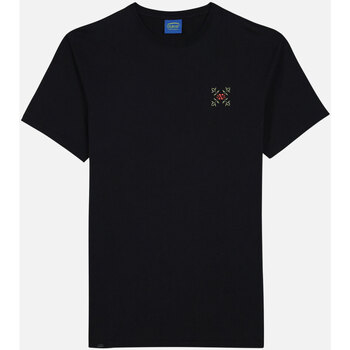 Vêtements Homme T-shirts manches courtes Oxbow Tee hoodie shirt manches courtes graphique TABULA Noir