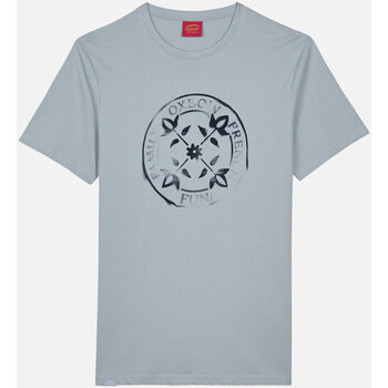 Vêtements Homme T-shirts manches courtes Oxbow Tee Shirt this manches courtes graphique TELLIM Bleu