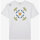 Vêtements Homme T-shirts manches courtes Oxbow Tee shirt manches courtes graphique TEREVA Blanc
