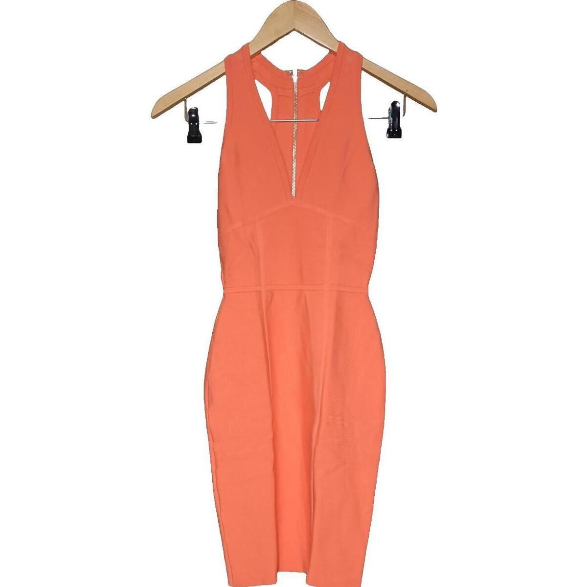Vêtements Femme Robes courtes Bcbgmaxazria 34 - T0 - XS Orange
