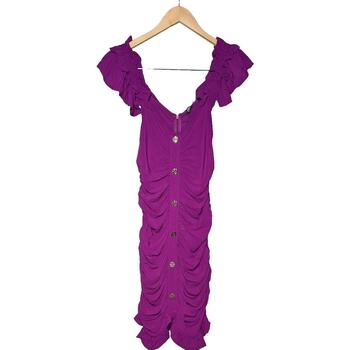 robe courte zara  robe courte  36 - t1 - s violet 