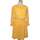 Vêtements Femme Robes courtes MICHAEL Michael Kors robe courte  34 - T0 - XS Jaune Jaune