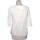 Vêtements Femme Tops / Blouses DDP blouse  34 - T0 - XS Blanc Blanc
