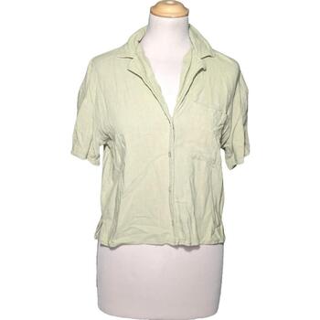 Vêtements Femme Chemises / Chemisiers Stradivarius chemise  36 - T1 - S Vert Vert