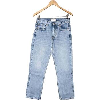 jeans topshop  jean slim femme  38 - t2 - m bleu 