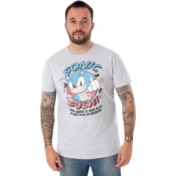 Vêtements Homme T-shirts manches courtes Sonic The Hedgehog NS7534 Gris