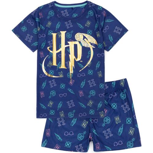 Vêtements Fille Pyjamas / Chemises de nuit Harry Potter  Bleu